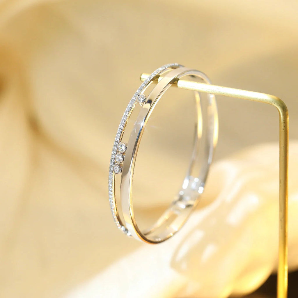 [Twinkle ]Move Romane Diamond Bangle Bracelet