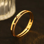 [Twinkle ]Move Romane Diamond Bangle Bracelet