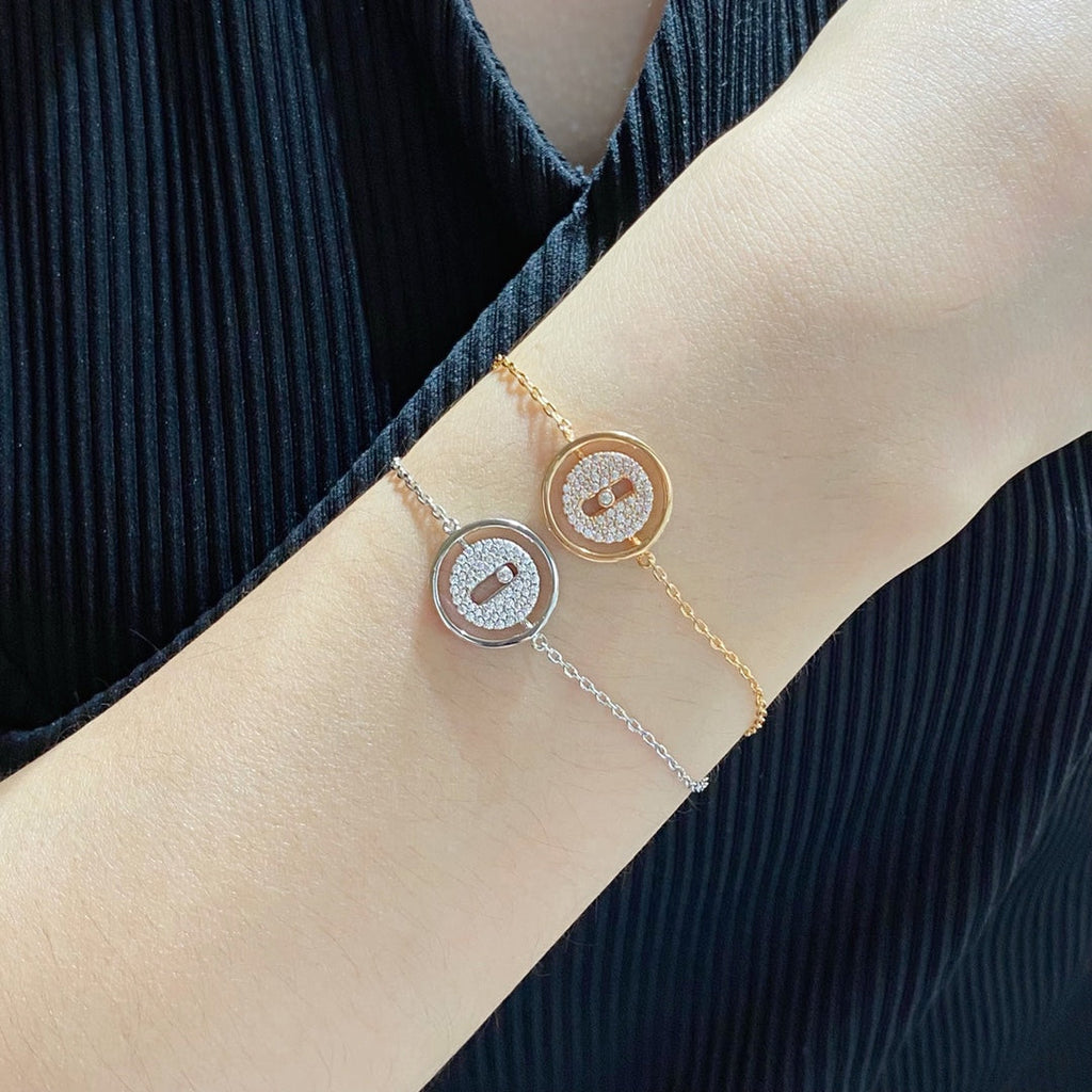 [Twinkle ]Twinkle MOVE DIAMOND PAVED BRACELET