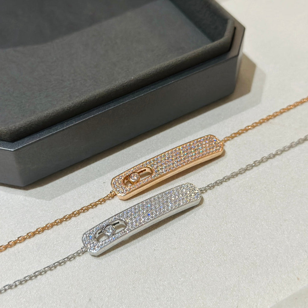 [Twinkle ]MOVE CLASSIQUE DIAMOND PAVED BRACELET