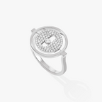 [Twinkle ]Twinkle MOVE PAVED SILVER DIAMOND RING