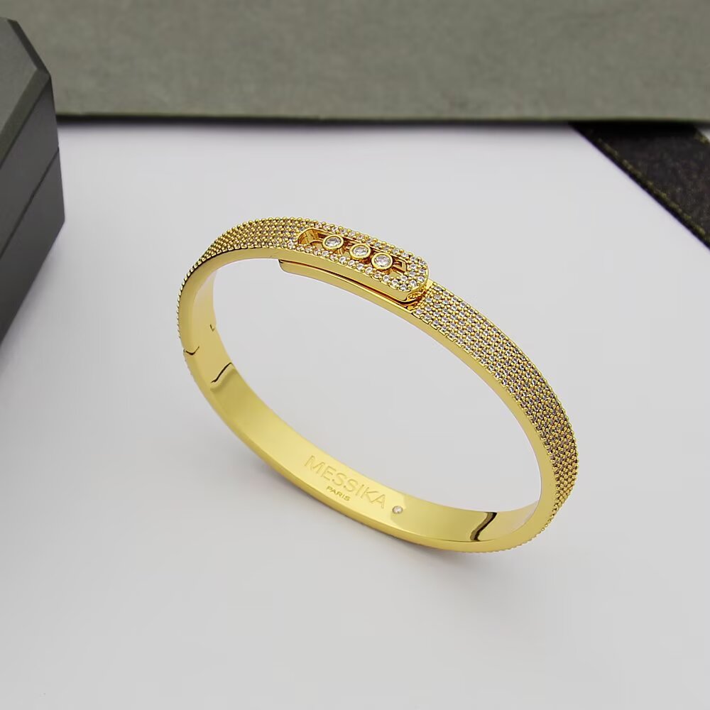[Twinkle ]Move Noa Full Pavé Diamond Bangle Bracelet