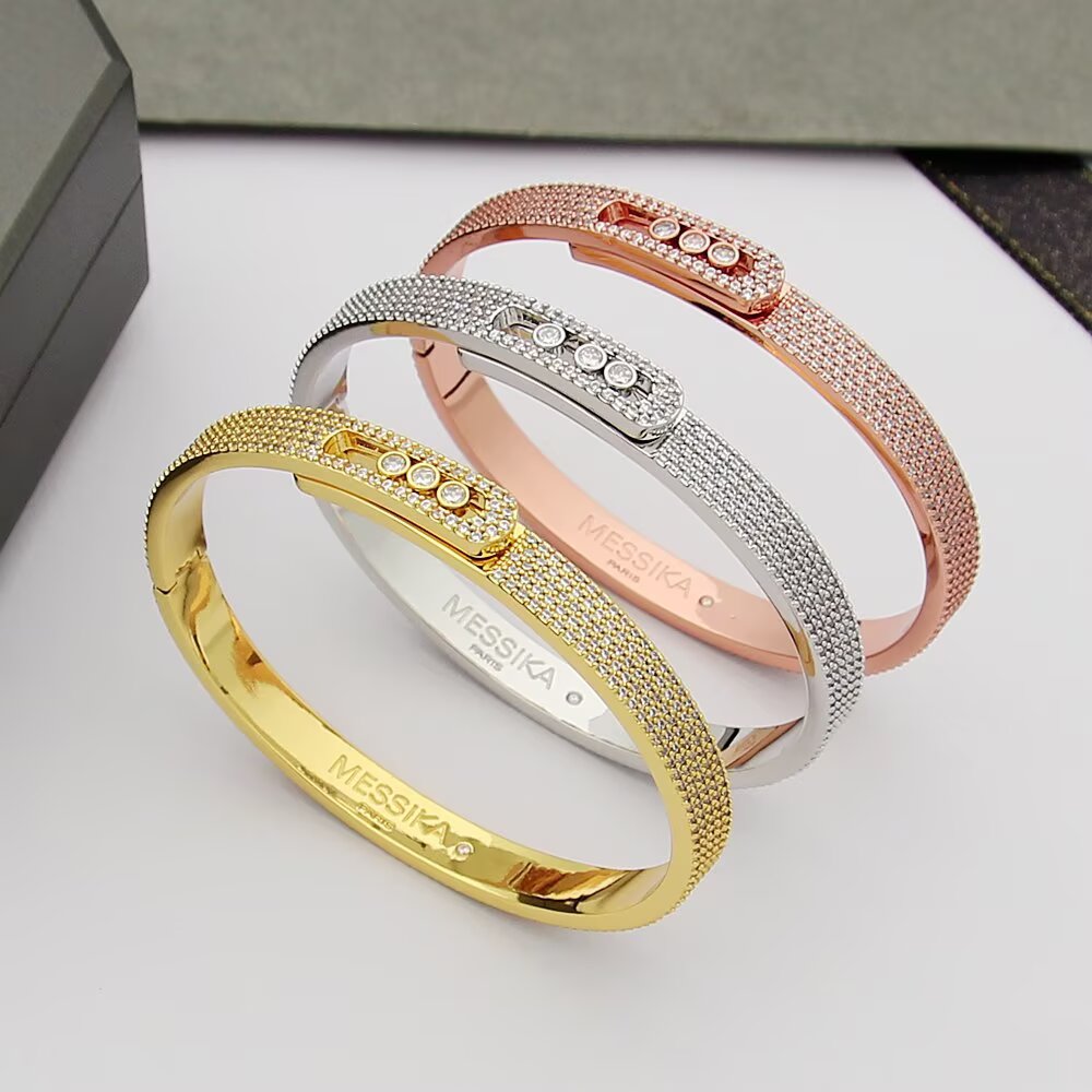 [Twinkle ]Move Noa Full Pavé Diamond Bangle Bracelet