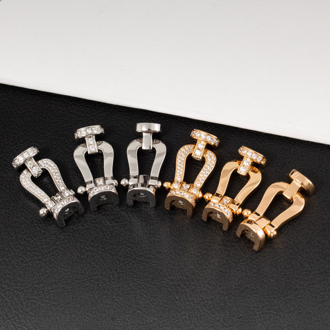 ¡®Twinkle jewelry¡¯FORCE LARGE HORSESHOE FULL DIAMOND BRACELET SILVER