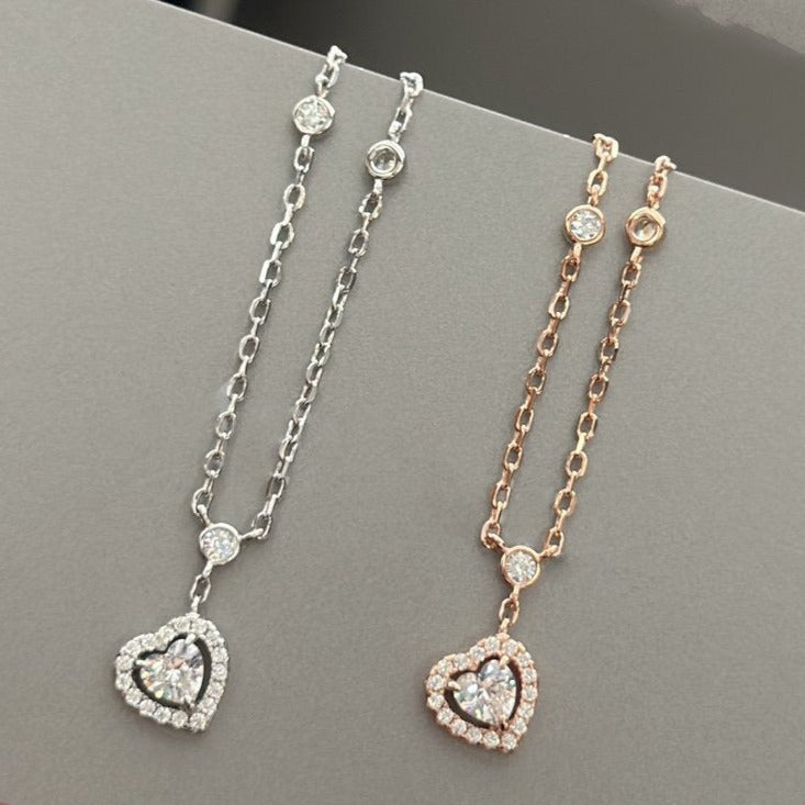 [Twinkle ]JOY HEART DIAMOND NECKLACE