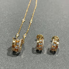 [Twinkle ]CHAIN MOVE ROMANE PEDAND NECKLACE