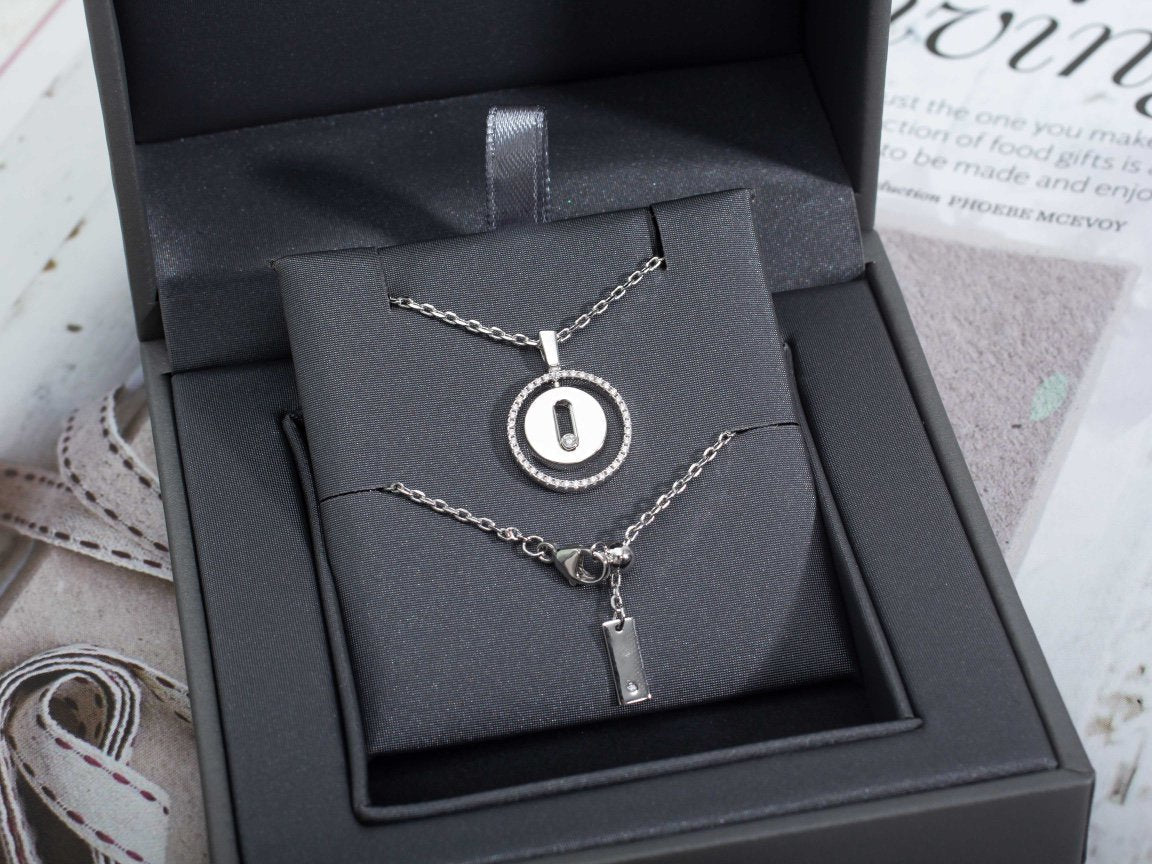 [Twinkle ]Twinkle MOVE PM NECKLACE SILVER DIAMOND