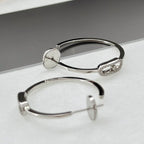 [Twinkle ]CREOLES MOVE UNO PM DIAMOND EARRINGS