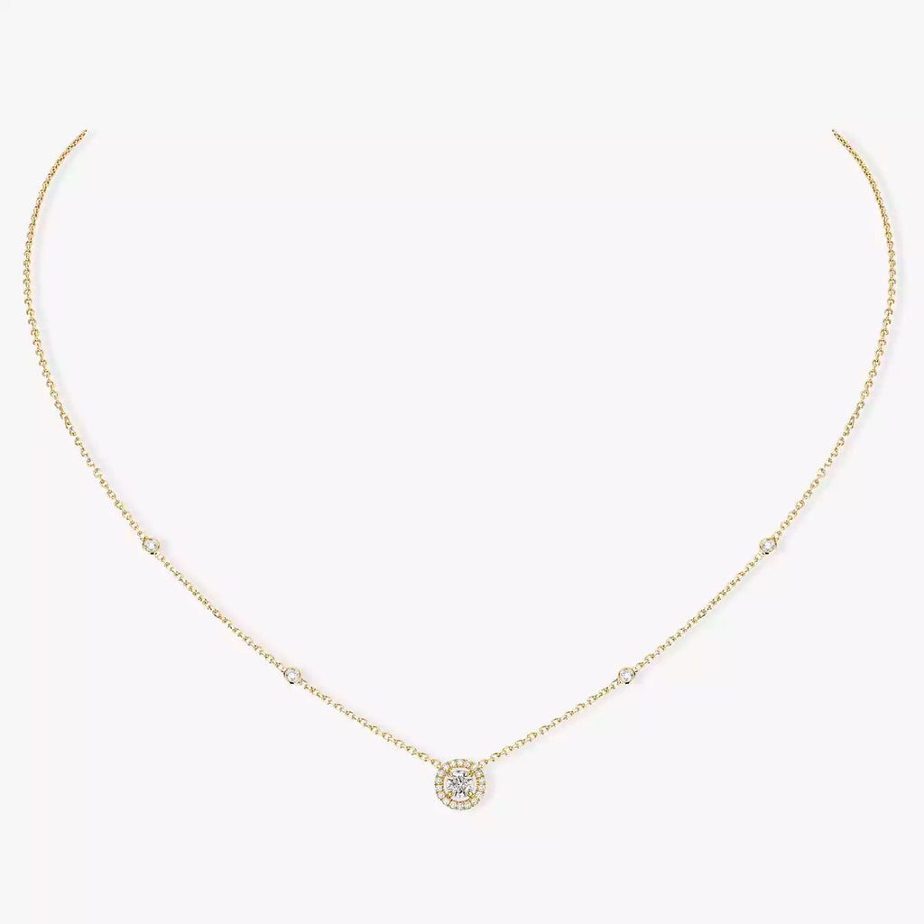 [Twinkle ]Diamond Necklace 0,20ct Brilliant Shape Joy