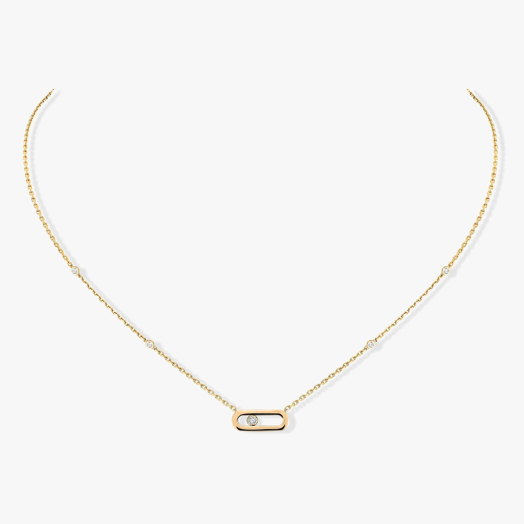 [Twinkle ]MOVE UNO DIAMOND NECKLACE