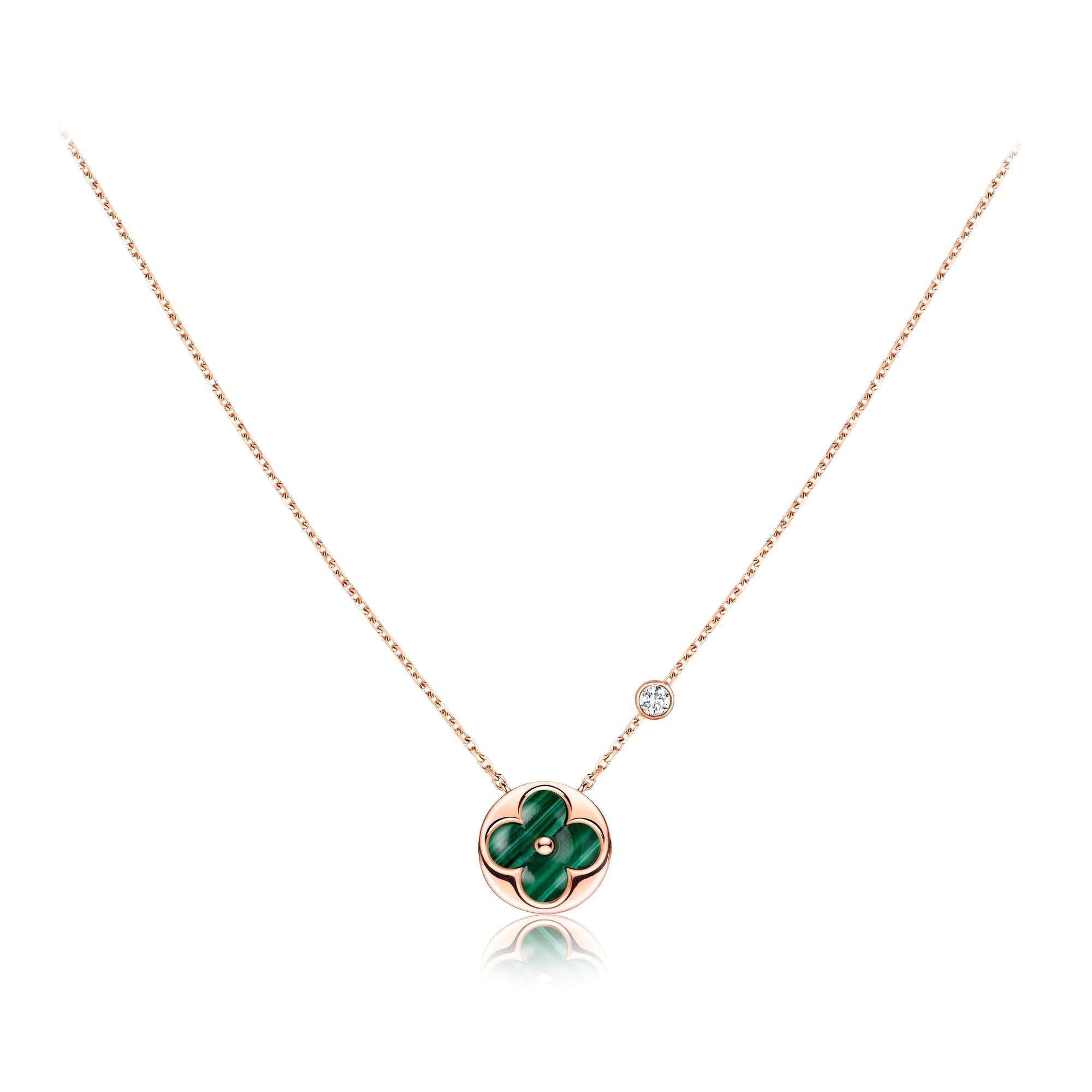 ¡®Twinkle jewelry¡¯SUN PEDANT PINK GOLD 1 DIAMOND NECKLACE