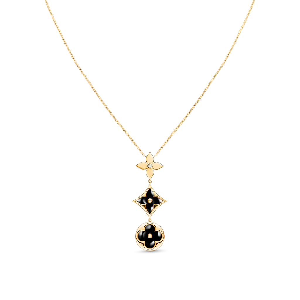 ¡®Twinkle jewelry¡¯STAR AND SUN ONYX PINK GOLD NECKLACE