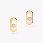 [Twinkle ]So Move Diamond Earrings in Yellow Gold