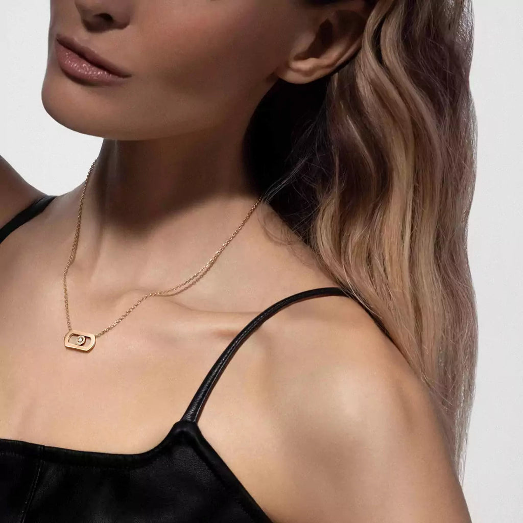 [Twinkle ]So Move Diamond Necklace in Gold