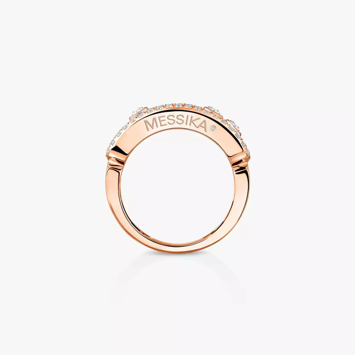 [Twinkle ] Move Gold Diamond Pave_ Ring