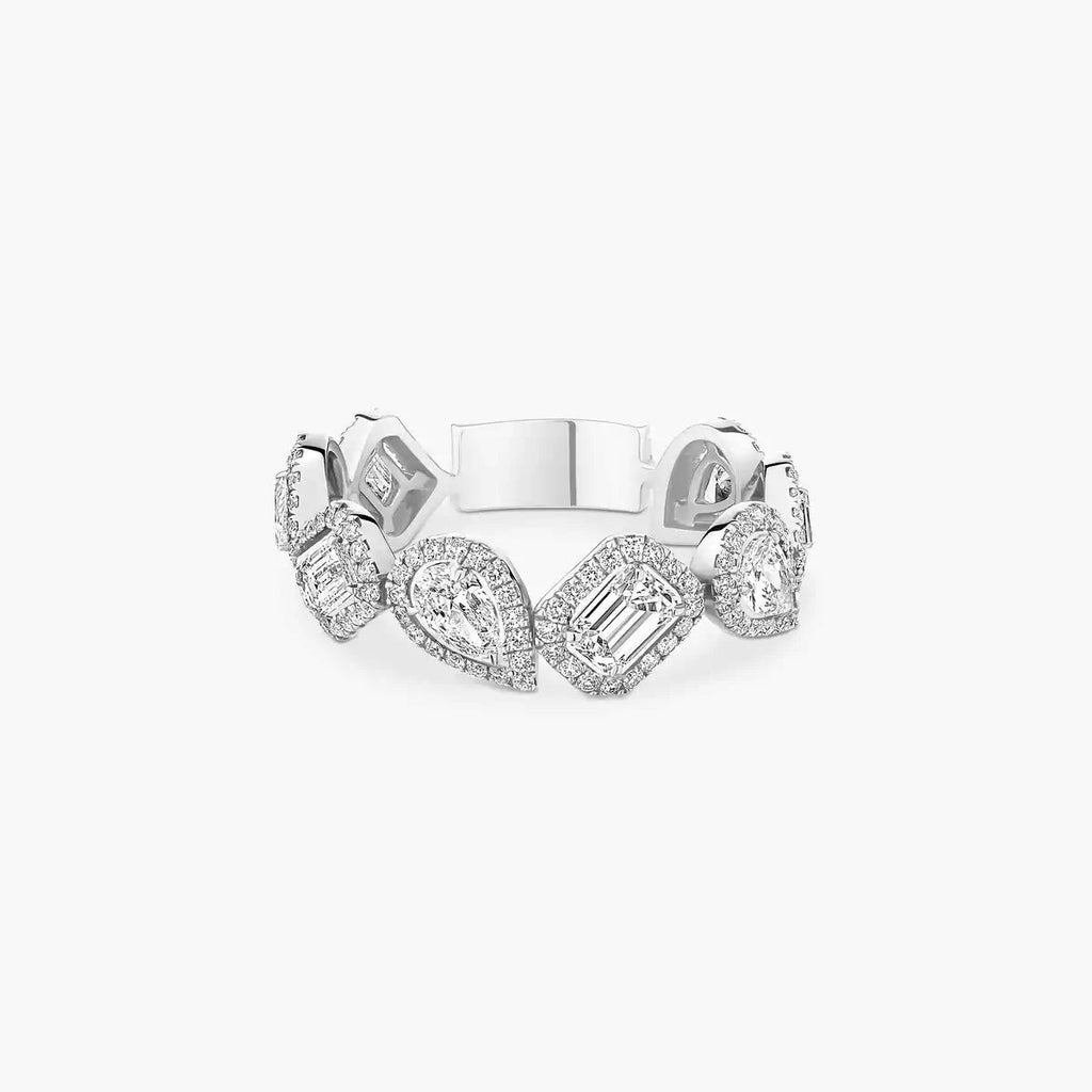 [Twinkle ]Diamond Wedding Ring My Twin