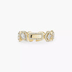 [Twinkle ]Diamond Wedding Ring My Twin
