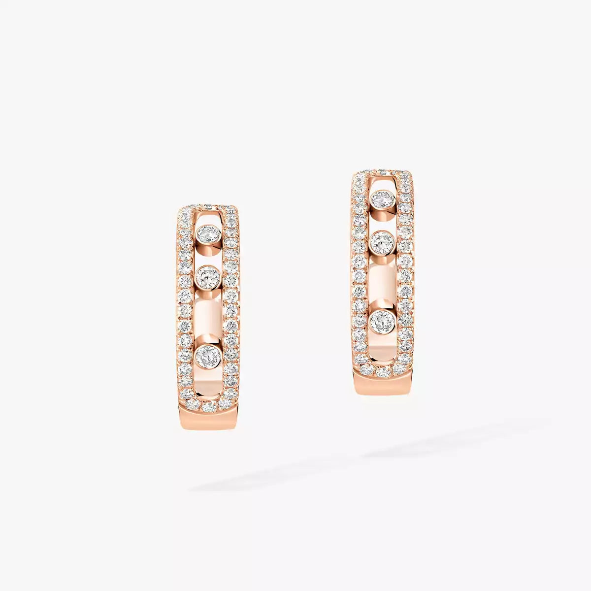 [Twinkle ]Diamond Pave_ Hoop Earrings Move