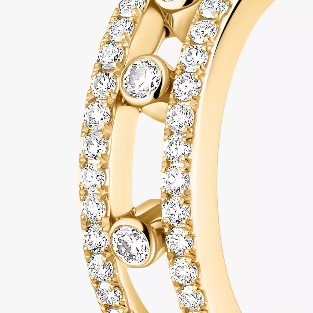 [Twinkle ]Diamond Pave_ Hoop Earrings Move