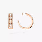 [Twinkle ]Diamond Pave_ Hoop Earrings Move