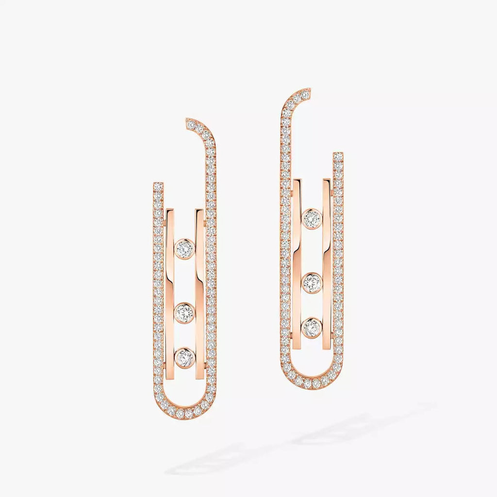 [Twinkle ]Diamond Pendant Earrings Move 10Th