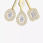 [Twinkle ] My Twin Trio  Diamond Earrings