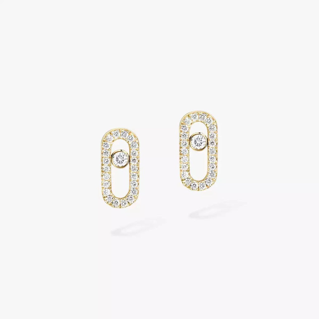 [Twinkle ]Move Uno Diamond Earrings