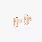 [Twinkle ]Move Uno Diamond Stud Earrings