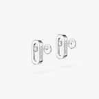[Twinkle ]Move Uno Diamond Stud Earrings