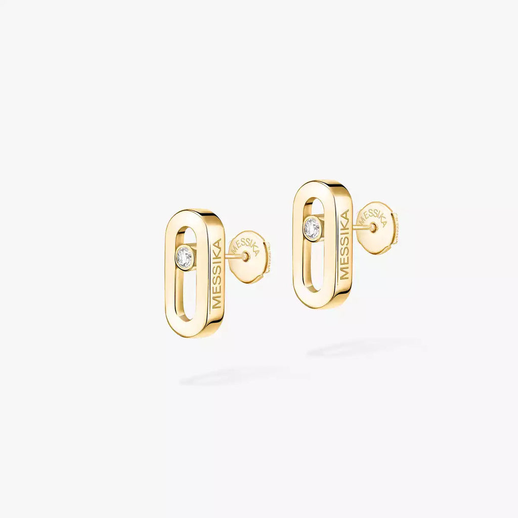 [Twinkle ]Move Uno Diamond Stud Earrings