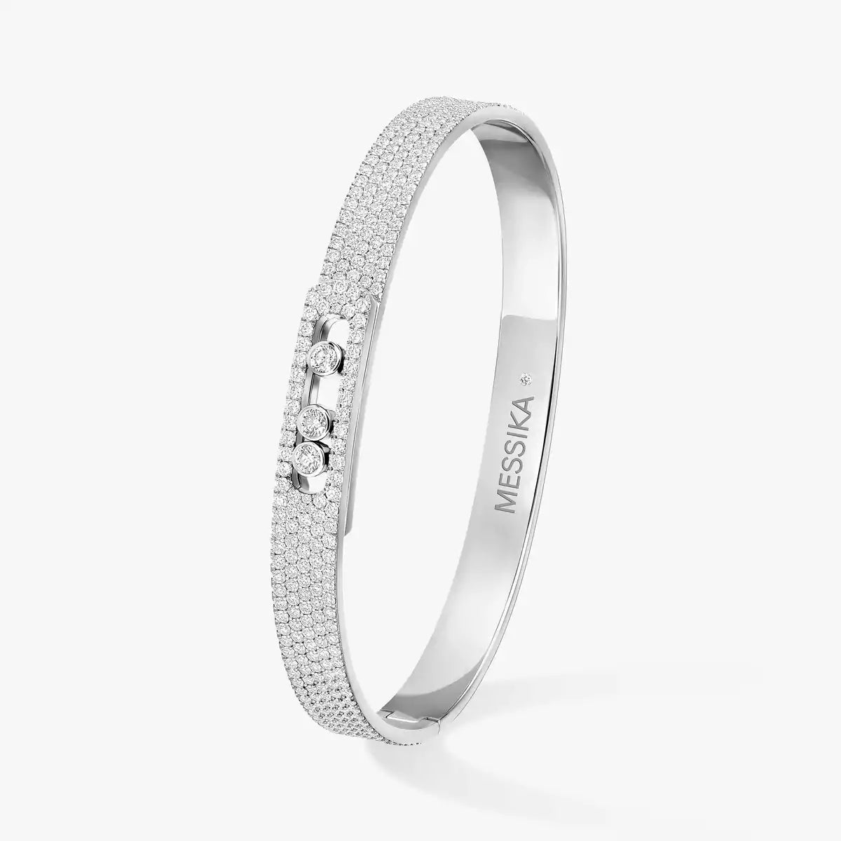 [Twinkle ]Move Noa Full Pavé Diamond Bangle Bracelet