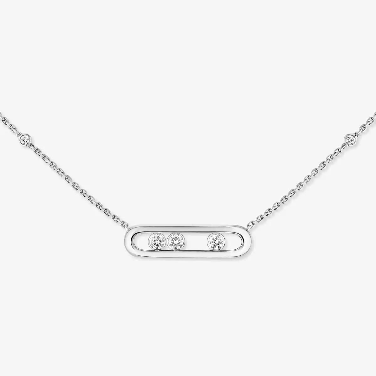 [Twinkle ] Baby Move Gold Diamond Necklace