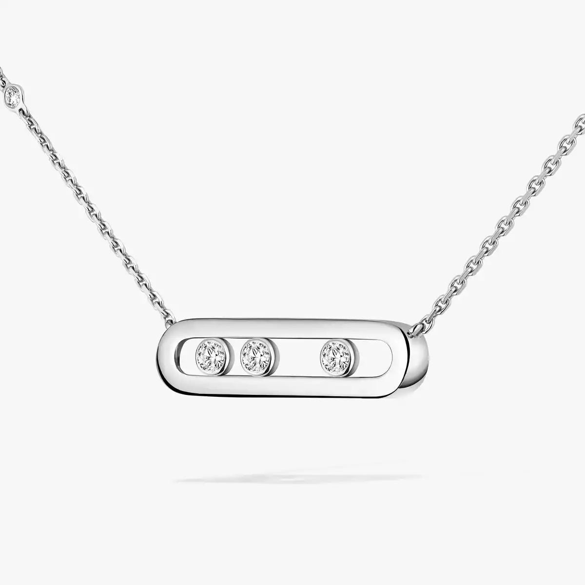[Twinkle ] Baby Move Gold Diamond Necklace