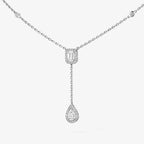 [Twinkle ]Gold Diamond Tie Necklace
