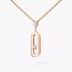 [Twinkle ] Move Uno Gold Diamond Long Necklace