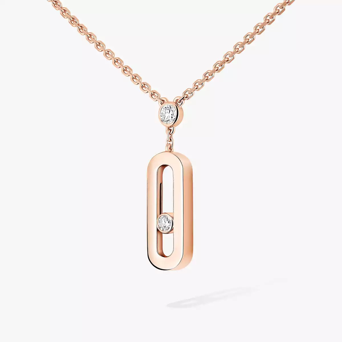 [Twinkle ] Move Uno Gold Diamond Long Necklace