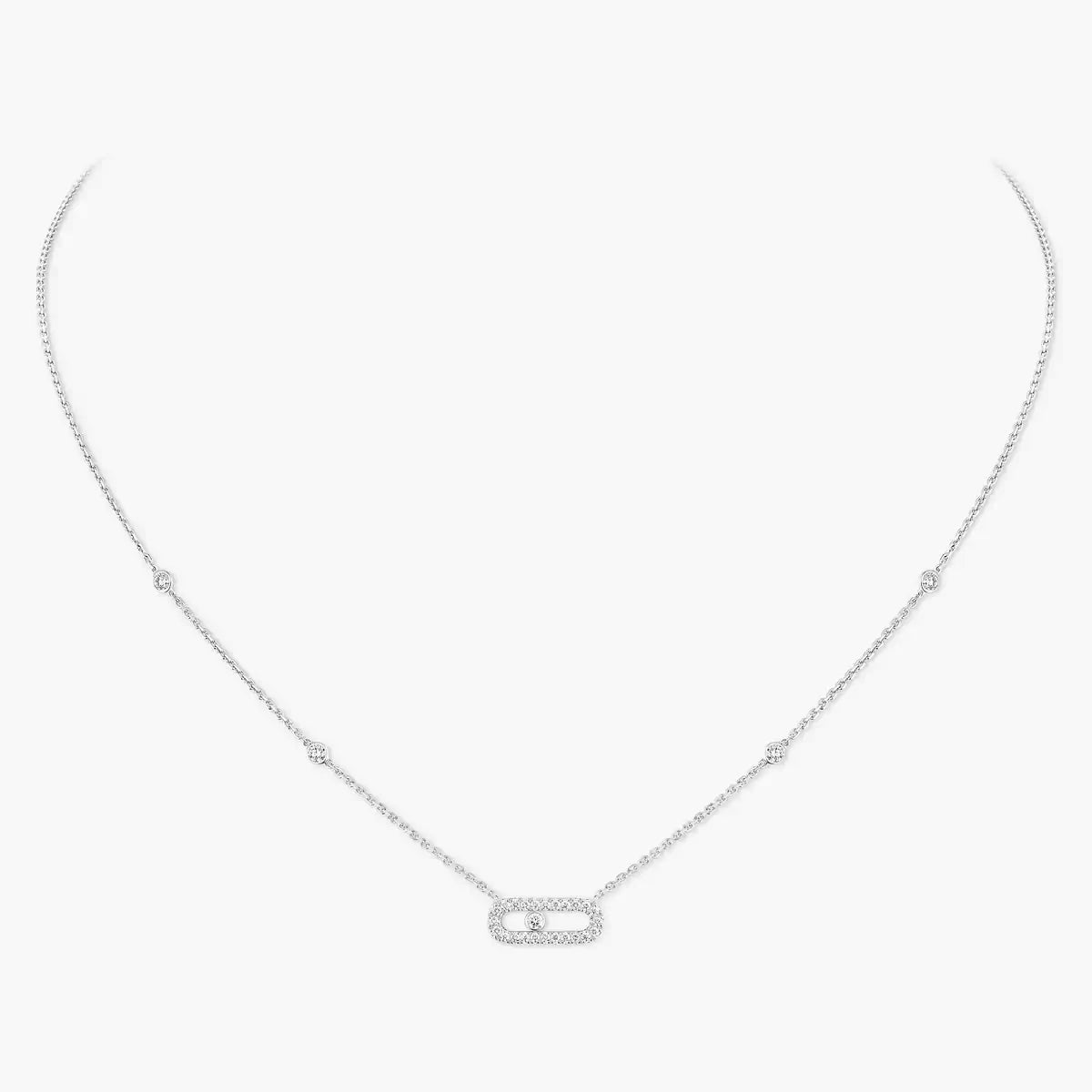 [Twinkle ]Diamond Necklace Move Uno