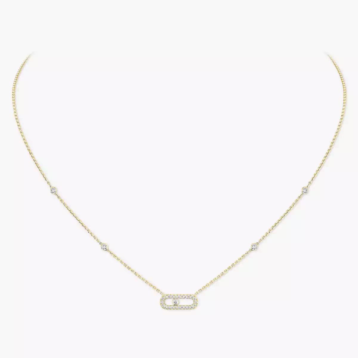 [Twinkle ]Diamond Necklace Move Uno