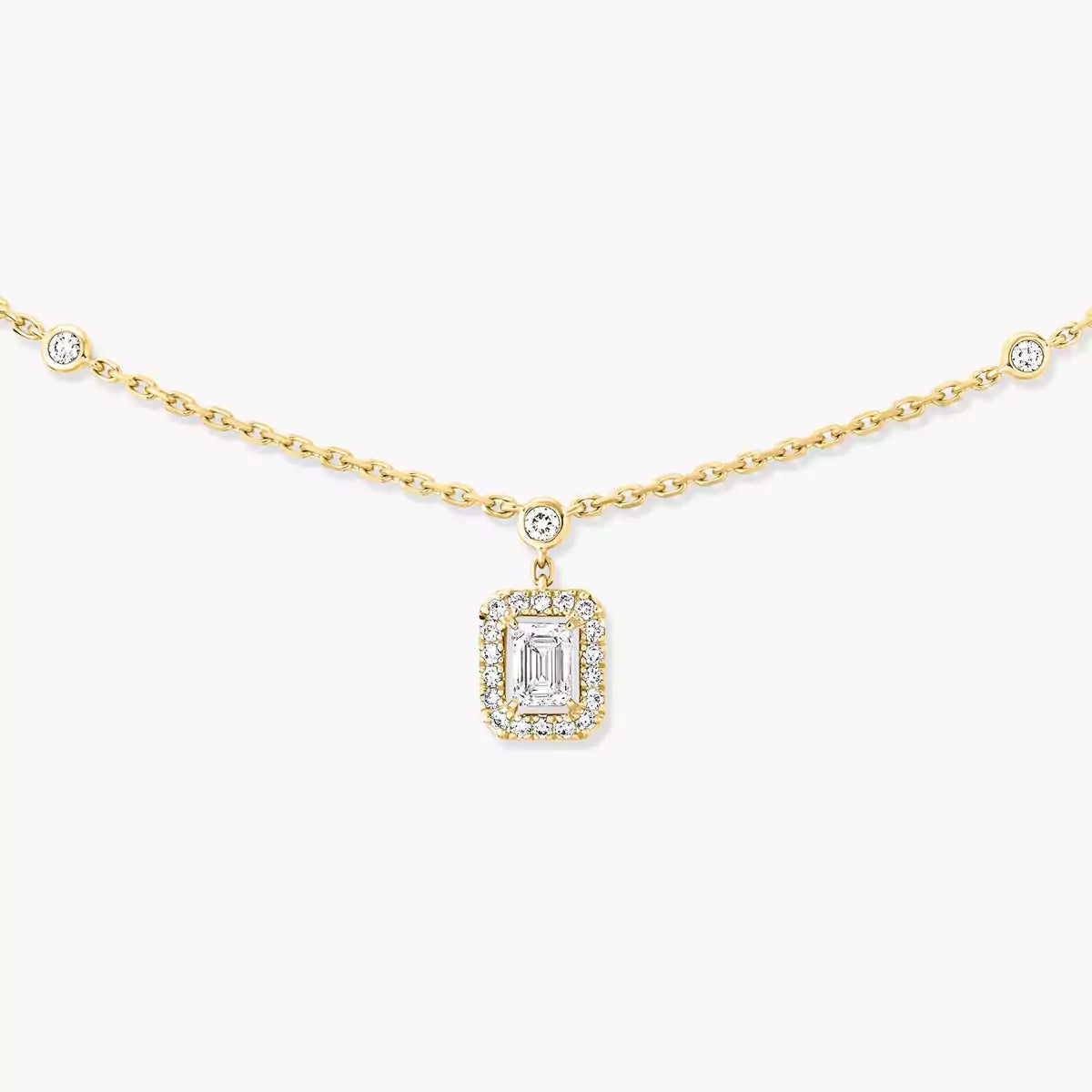 [Twinkle ]My Twin Diamond Necklace in Silver