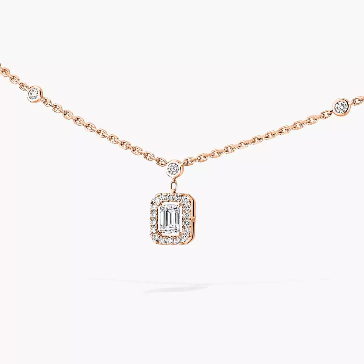 [Twinkle ]My Twin Diamond Necklace in Silver