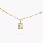 [Twinkle ]My Twin Diamond Necklace in Silver