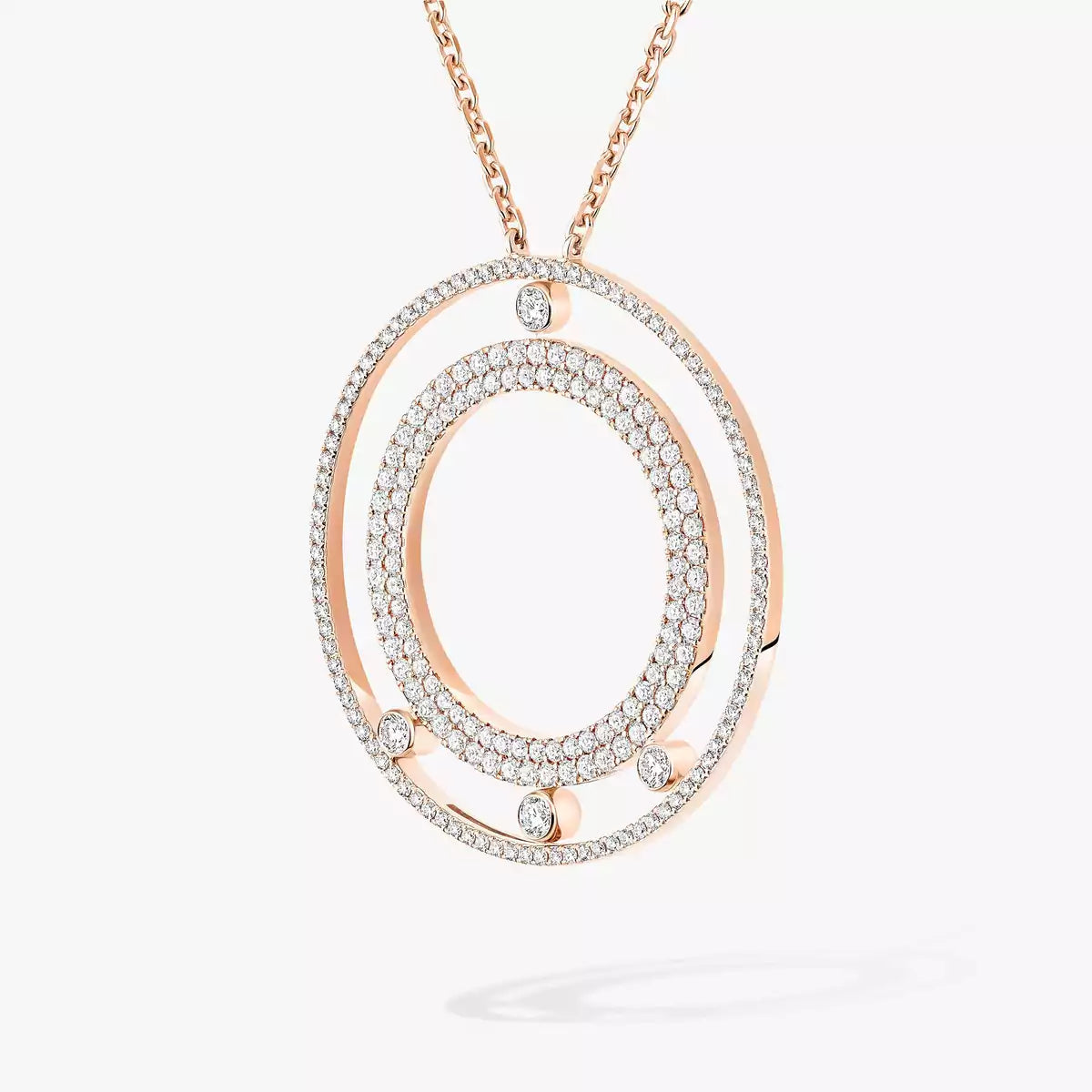 [Twinkle ]Move Romane Long Pave_-Set Diamond Necklace
