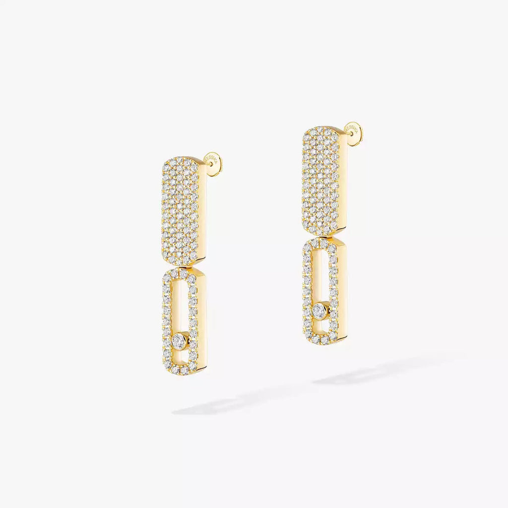 [Twinkle ]Imperial Move SM Diamond Earrings