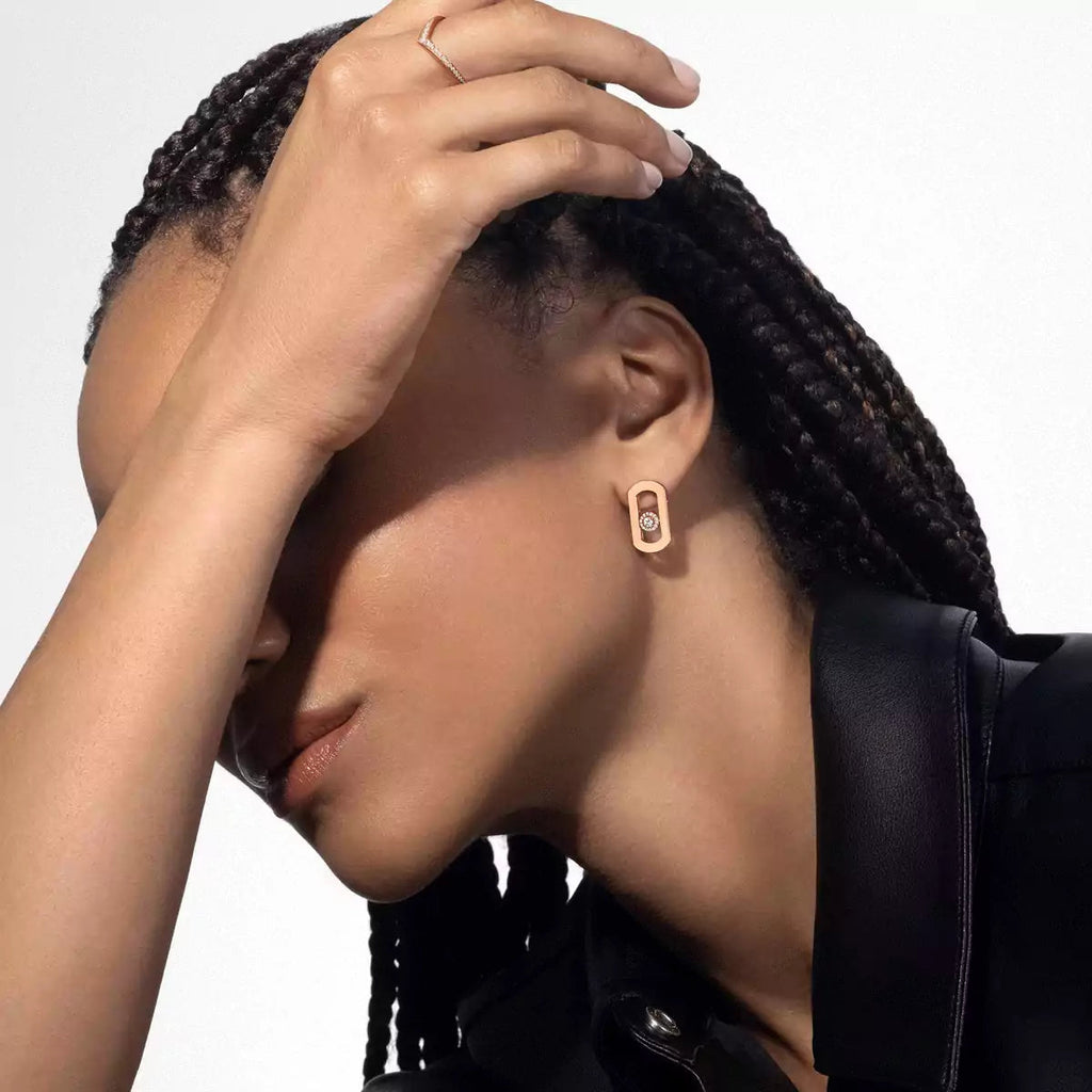 [Twinkle ]So Move Diamond Earrings in Yellow Gold