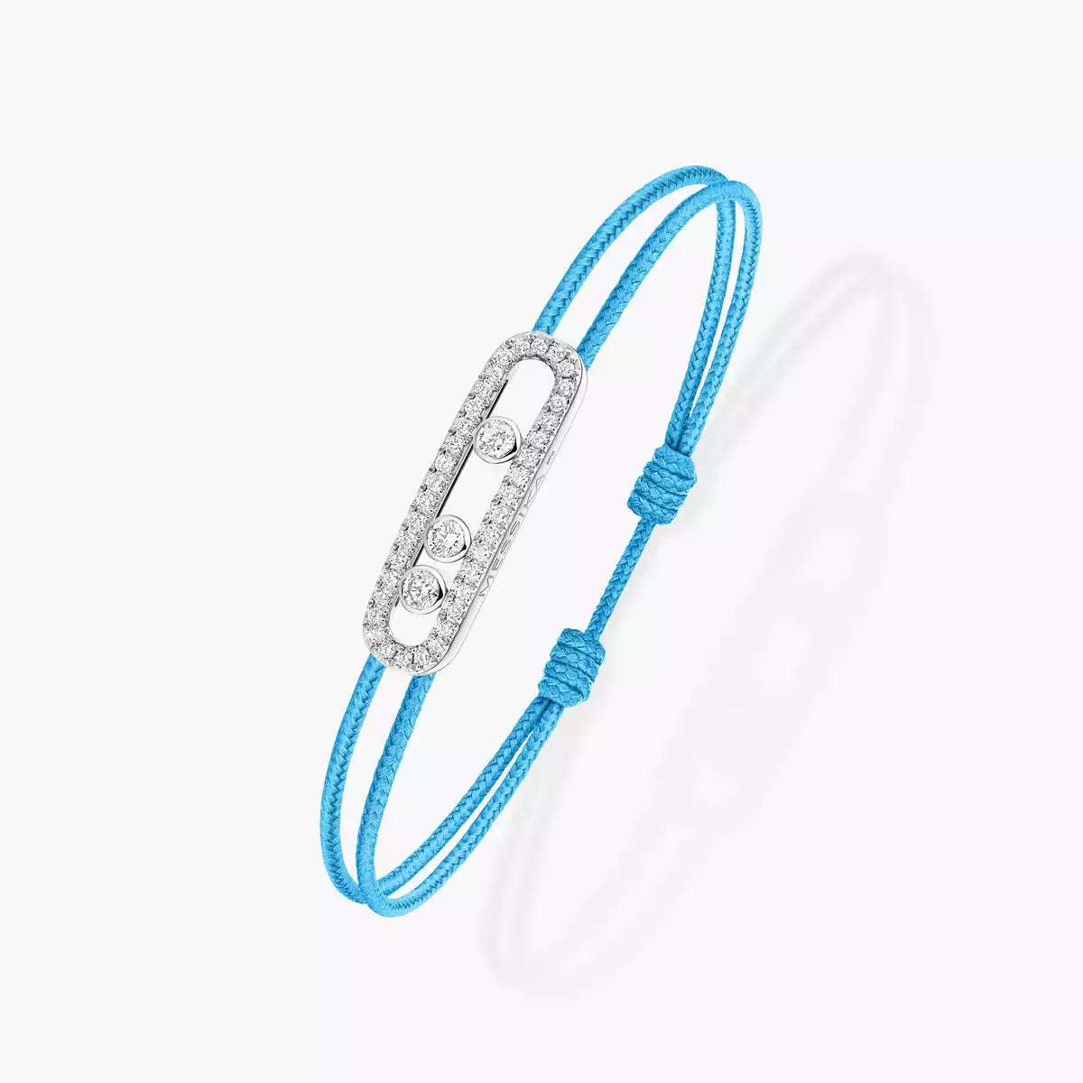 [Twinkle ]MK Care(s) pink cord pavé bracelet