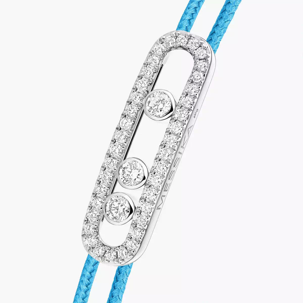 [Twinkle ]MK Care(s) pink cord pavé bracelet