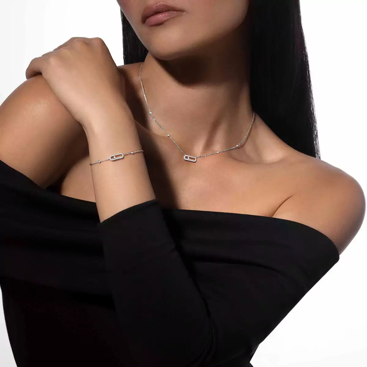 [Twinkle ]Move Uno Diamond Bracelet