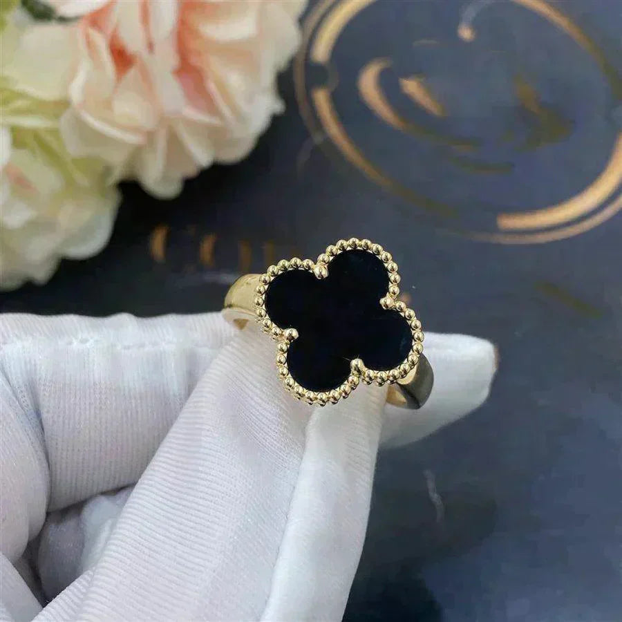 ¡®Twinkle jewelry¡¯CLOVER ONYX RING
