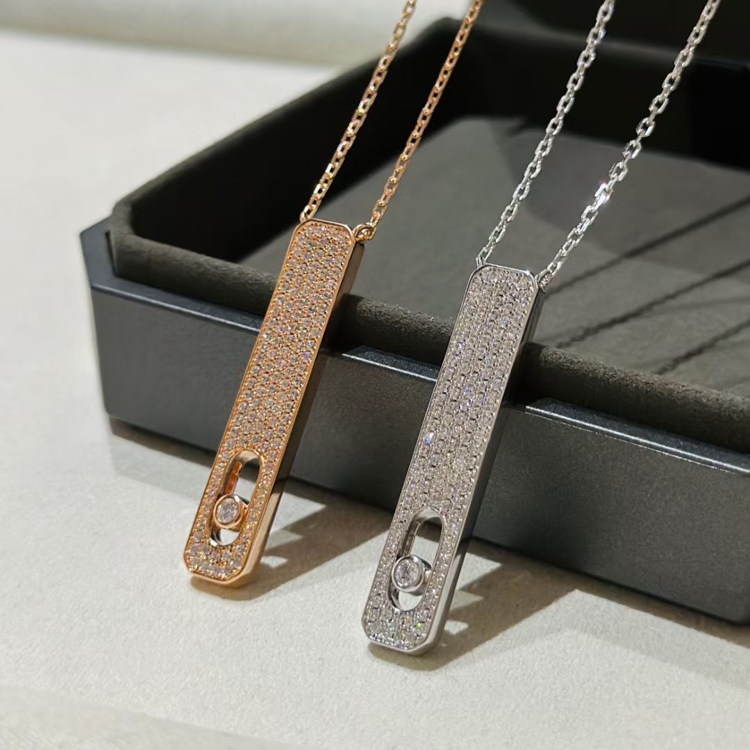 [Twinkle ]MY FIRST DIAMOND PAVED NECKLACE