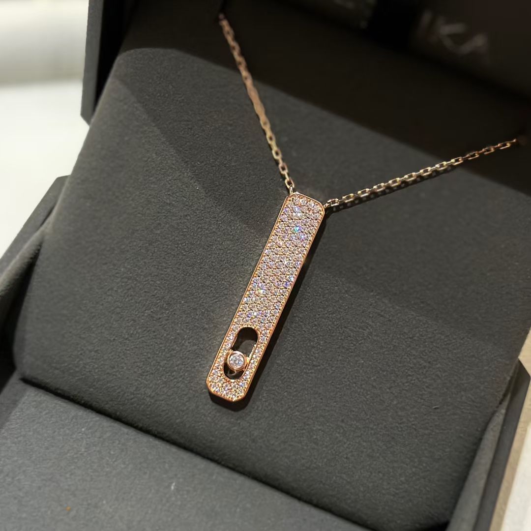 [Twinkle ]MY FIRST DIAMOND PAVED NECKLACE
